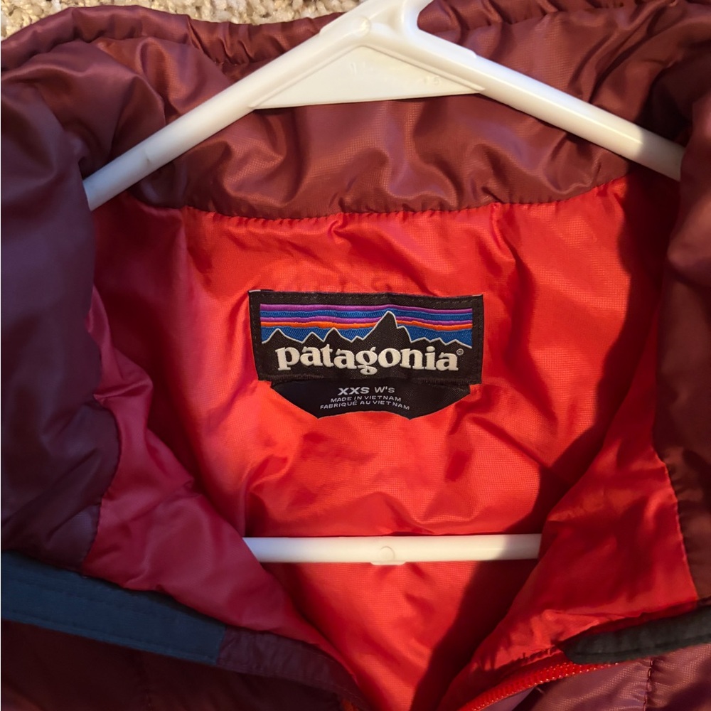 Patagonia Jacket Womens XXS Red Nano Puffer Insulated Primaloft Full Zip - Picture 13 of 13